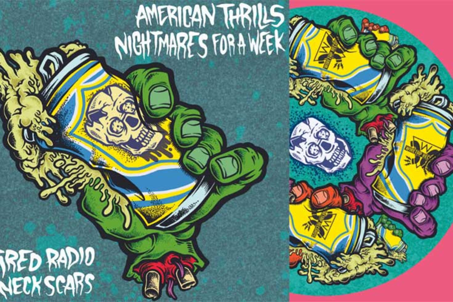 American Thrills, Tired Radio, Neckscars and Nightmares For A Week to release 4-way split