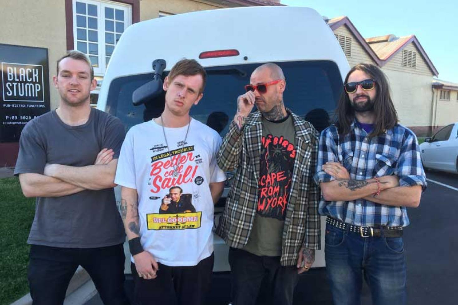 Blind Man Death Stare announces Australian Tour with Trophy Knives