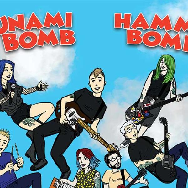 Rad Girlfriend Records to release Tsunami Bomb/Hammerbombs split on December 26