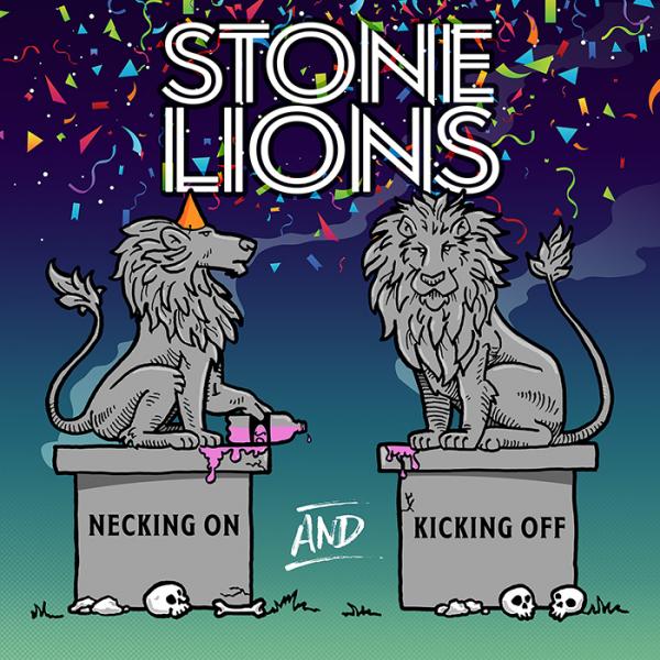 Stone Lions Necking On And Kicking Off Punk Rock Theory