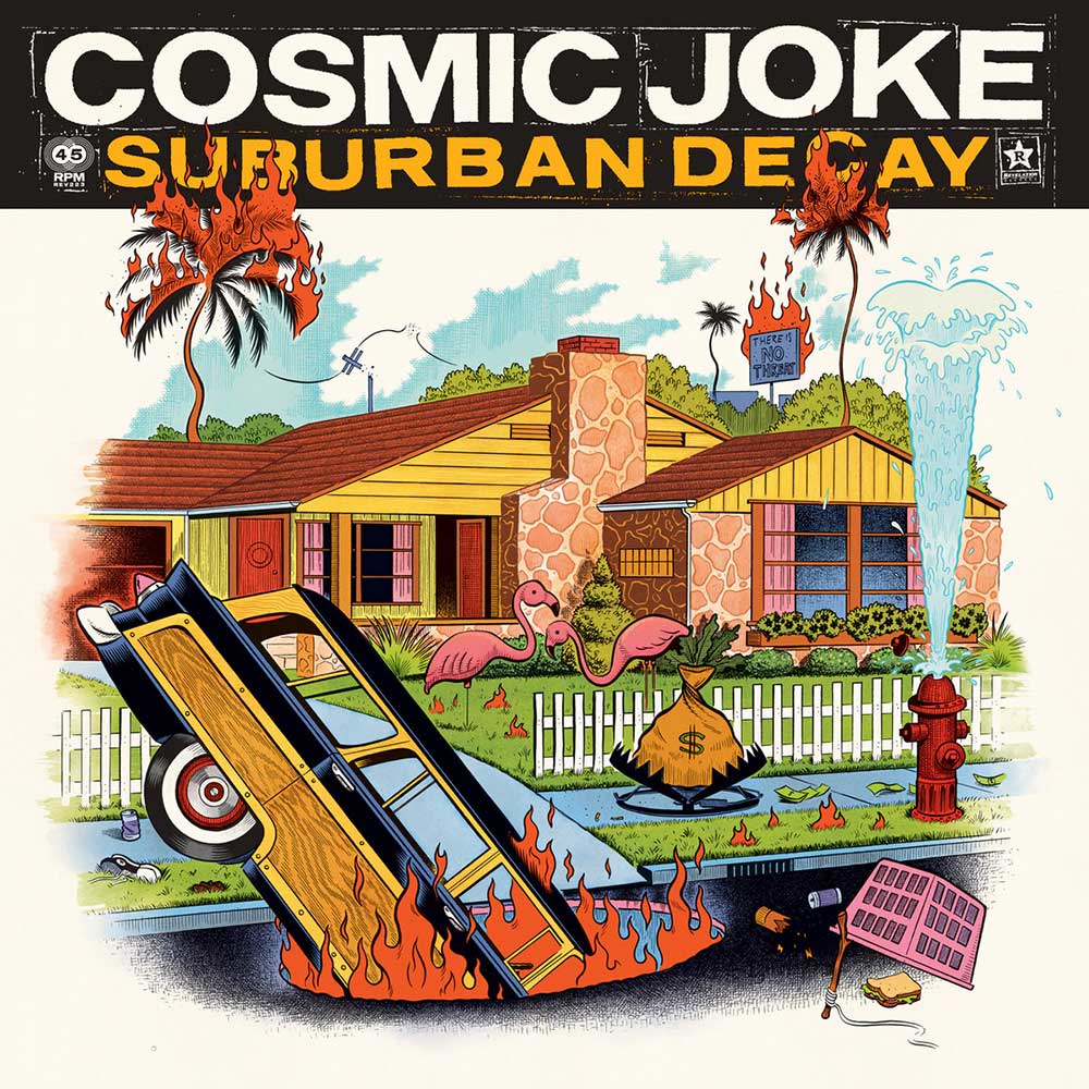Cosmic Joke Suburban Decay album cover