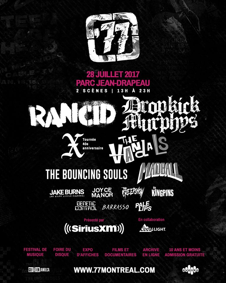 Celebrating 40 years of punk rock music at ’77 Montreal