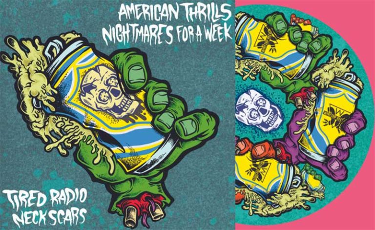 American Thrills, Tired Radio, Neckscars and Nightmares For A Week to release 4-way split