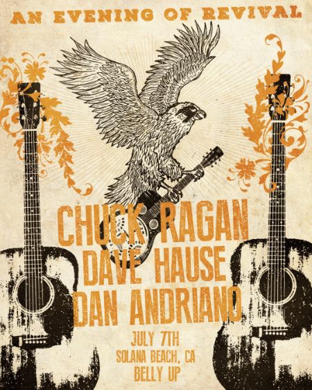 Chuck Ragan, Dan Andriano and Dave Hause celebrate an Evening of Revival