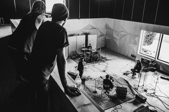 AMENRA in the studio recording Mass VI