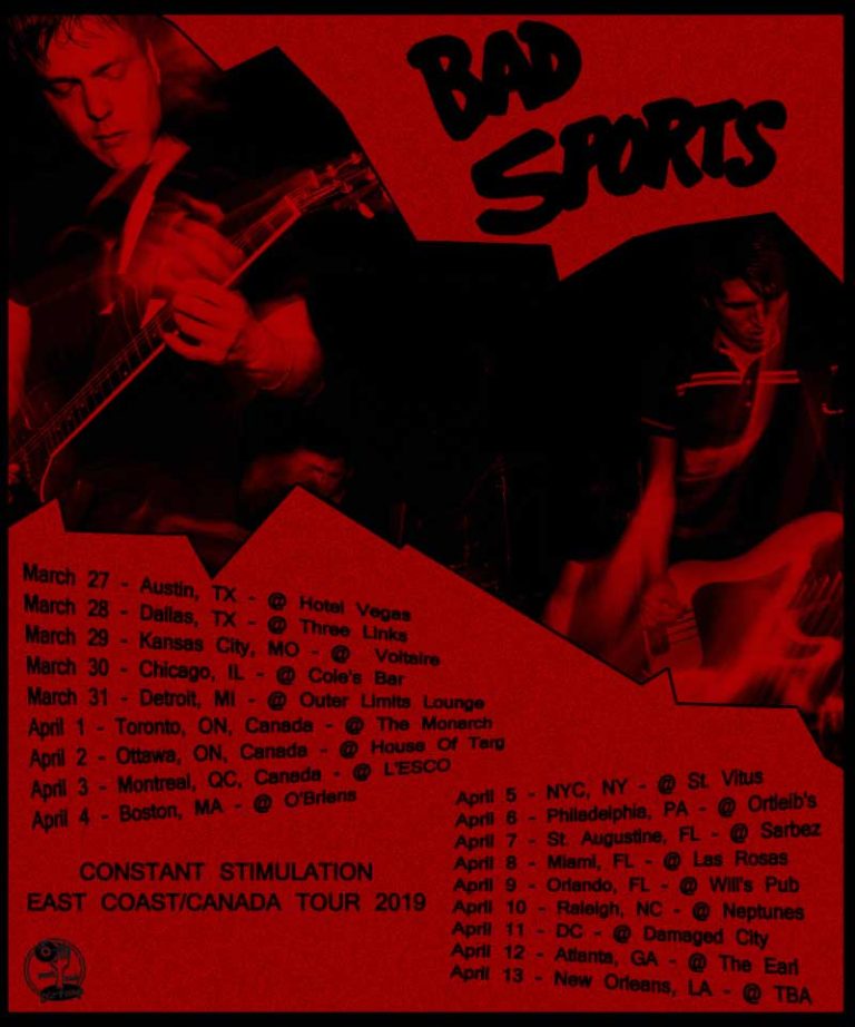 Bad Sports announce tour and new video
