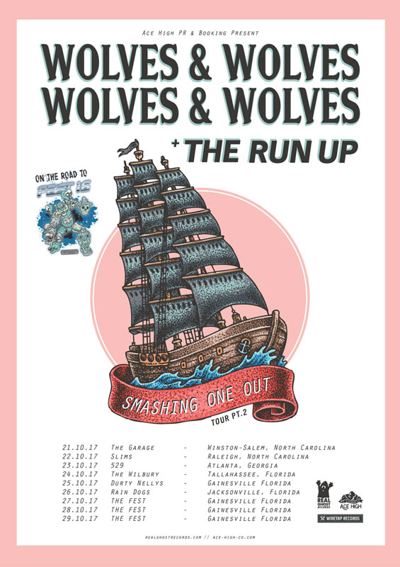 Wolves & Wolves & Wolves & Wolves (USA) + The Run Up (UK) announce US Tour