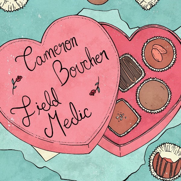Sorority Noise’s Cameron Boucher and Field Medic release charity split for Valentines Day