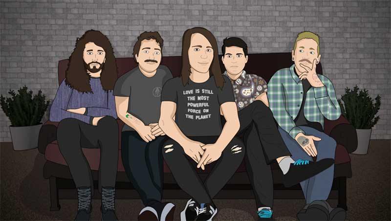 Melbourne's Catholic Guilt gets animated in 'Life In Three Part Harmony' video