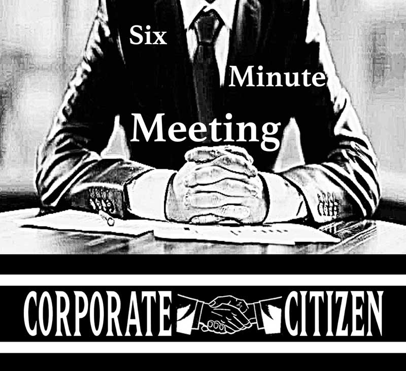 Corporate Citizen Six Minute Meeting Punk Rock Theory