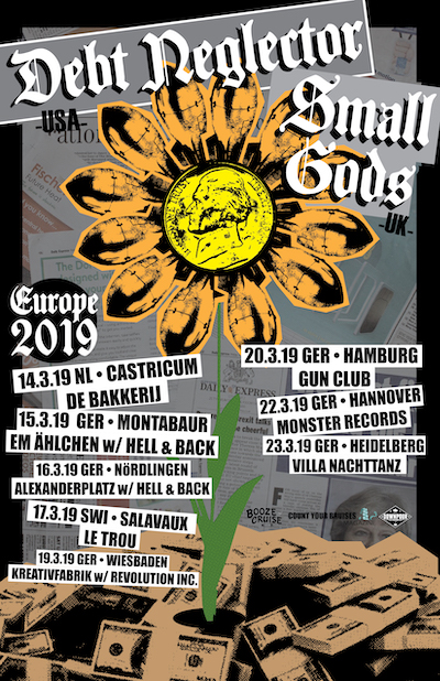 Debt Neglector and Small Gods announce EU tour dates