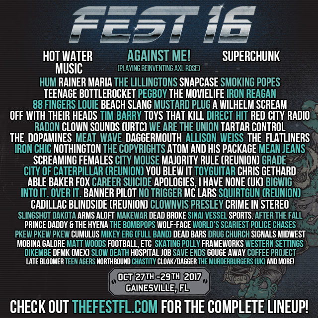 The Fest adds even more bands