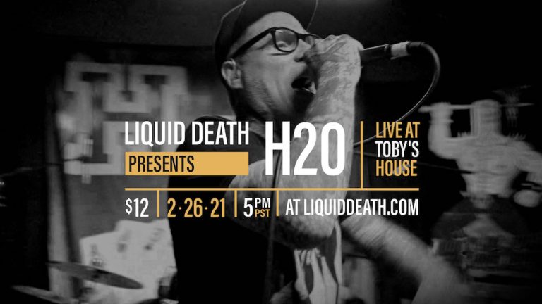 H2O and Liquid Death team up for ‘Live At Toby’s House’ performance