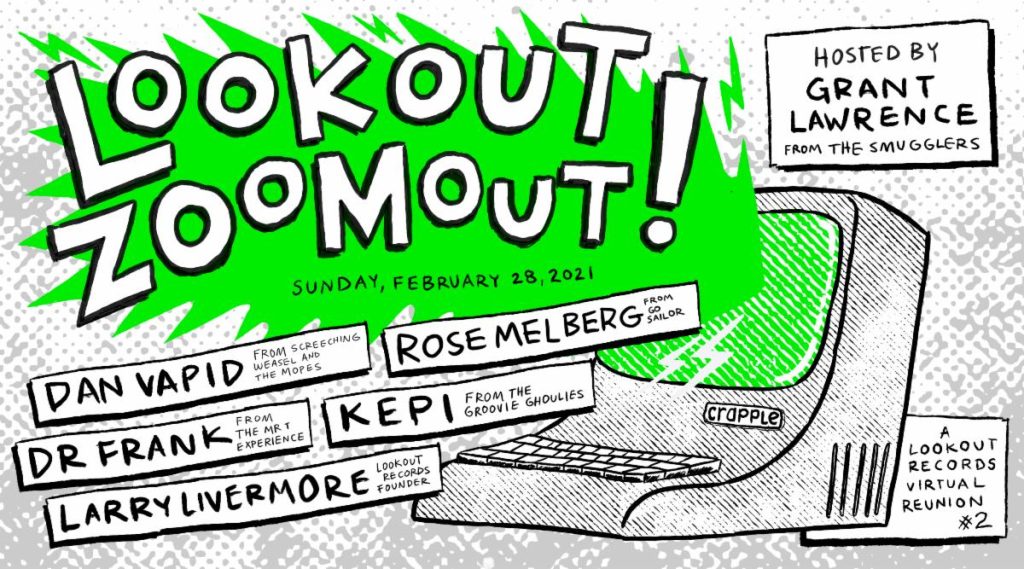 Lookkout Records announce Lookout Zoomout 2 - the second in a series of online reunion shows