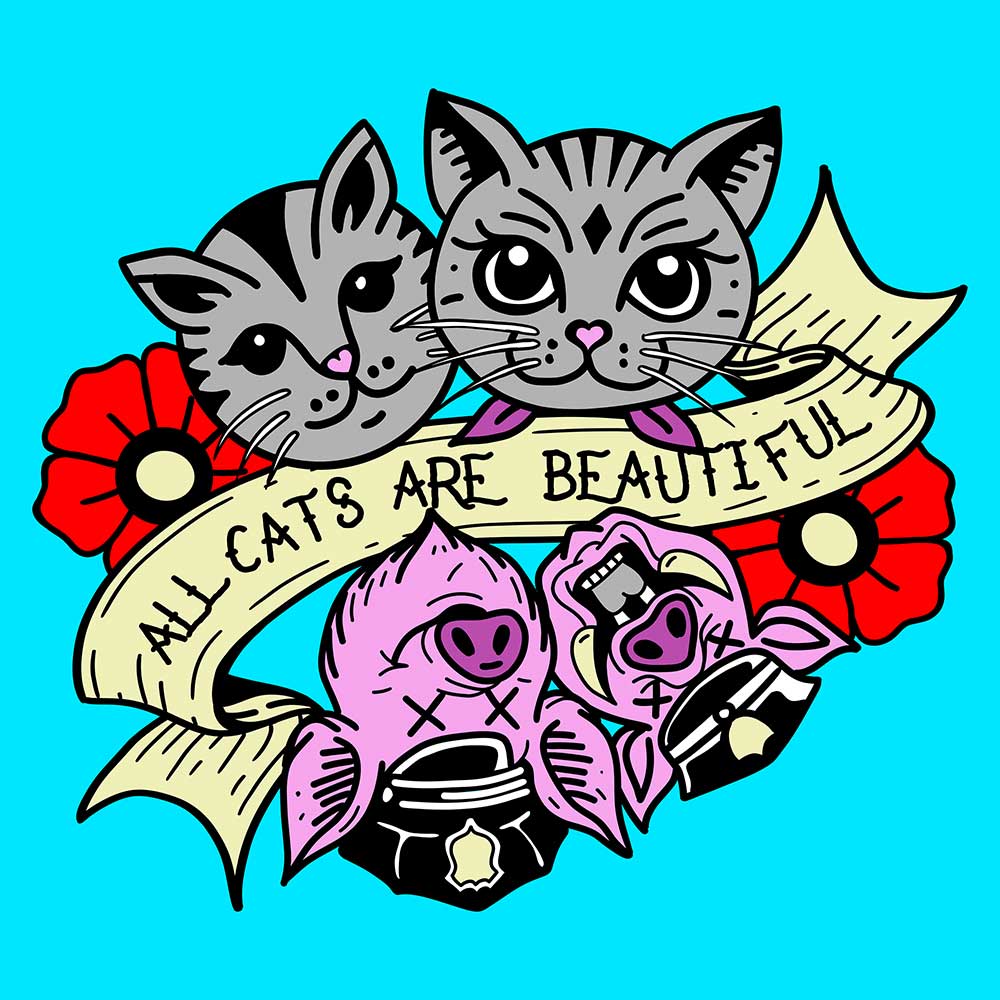 The Manicdotes All Cats Are Beautiful Punk Rock Theory