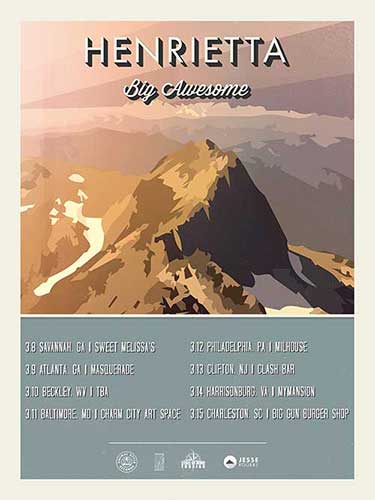 Henrietta and Big Awesome Announce tour dates