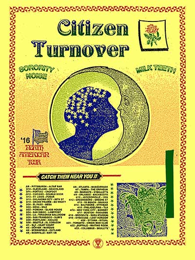 Citizen and Turnover announce Spring US tour