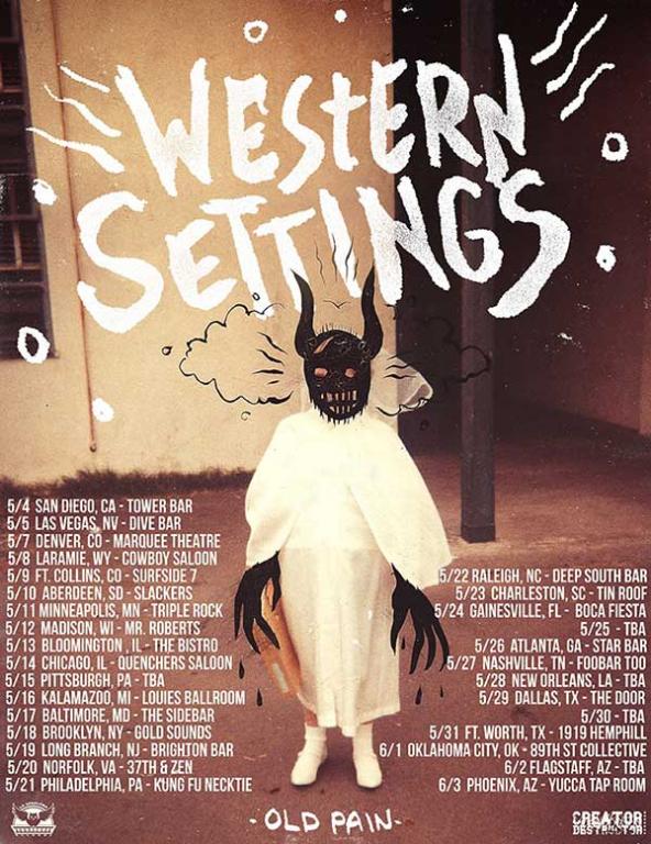 Western Settings announce full US tour and stream title track from upcoming EP