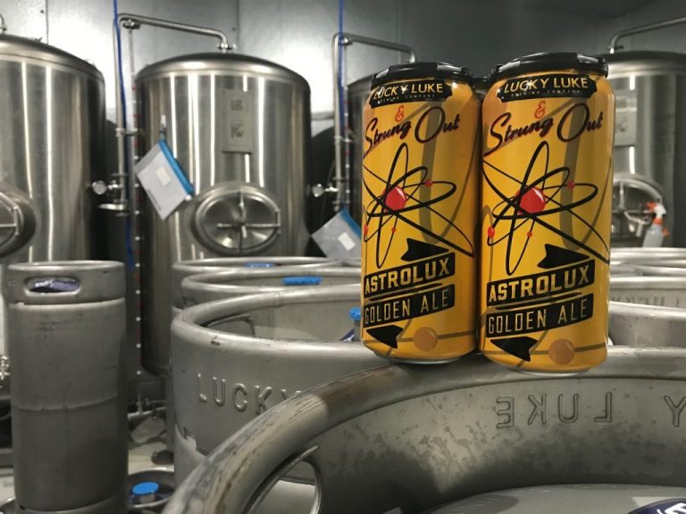 Strung Out announces collaboration with Lucky Luke Brewing for Astrolux Golden Ale
