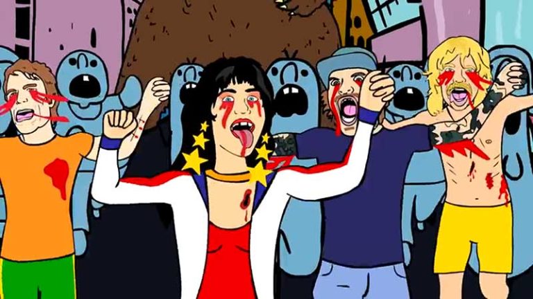 Surfbort & Butthole Surfers’ Gibby Haynes get animated in new video