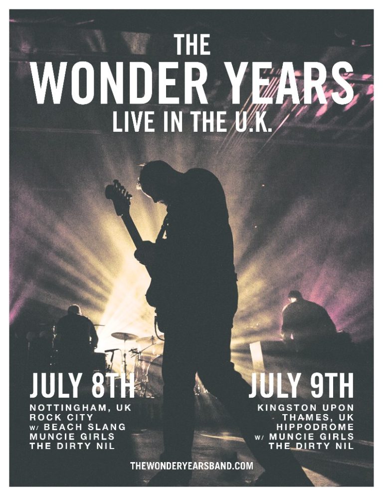 The Wonder Years announce Kingston & Nottingham headline shows in July
